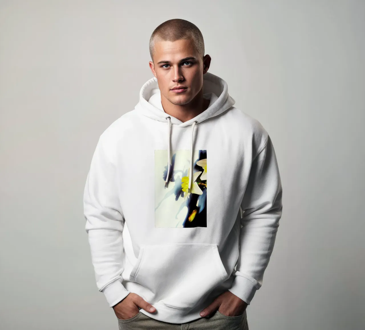 Daffodil felpa con cappuccio da Angelo Cerantola