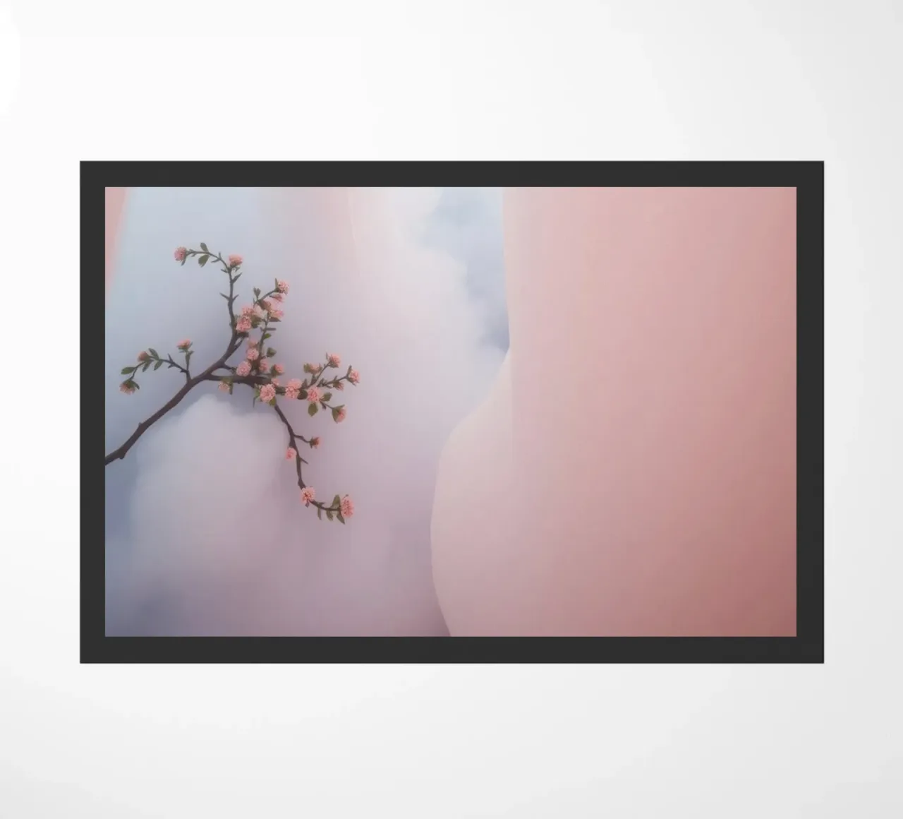 Canyon rosa tenue con ramo d'albero in fiore zerbino da DesignDoodle