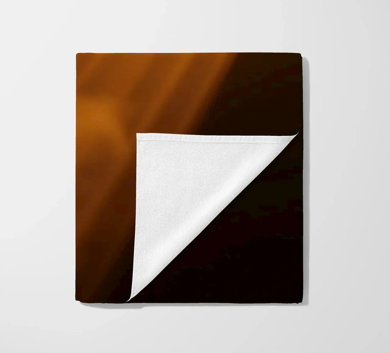 Abstract warm light rays filtering through a dark space beach towel by DesignDoodle