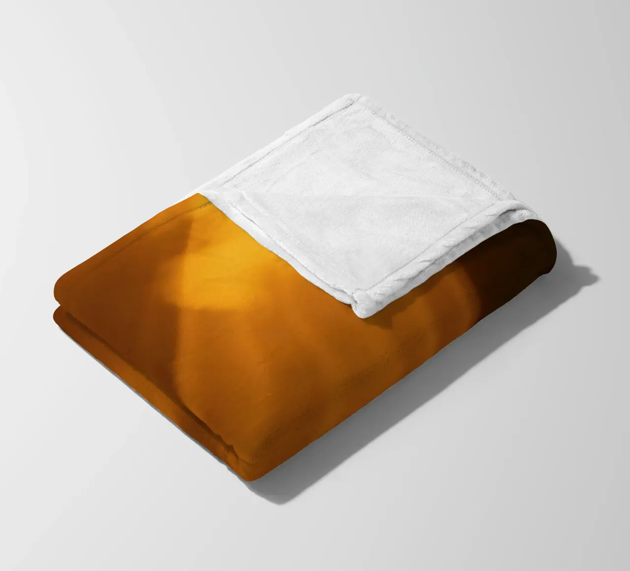 Rayons de lumière abstraits et chauds filtrant à travers un espace sombre plaid polaire de DesignDoodle