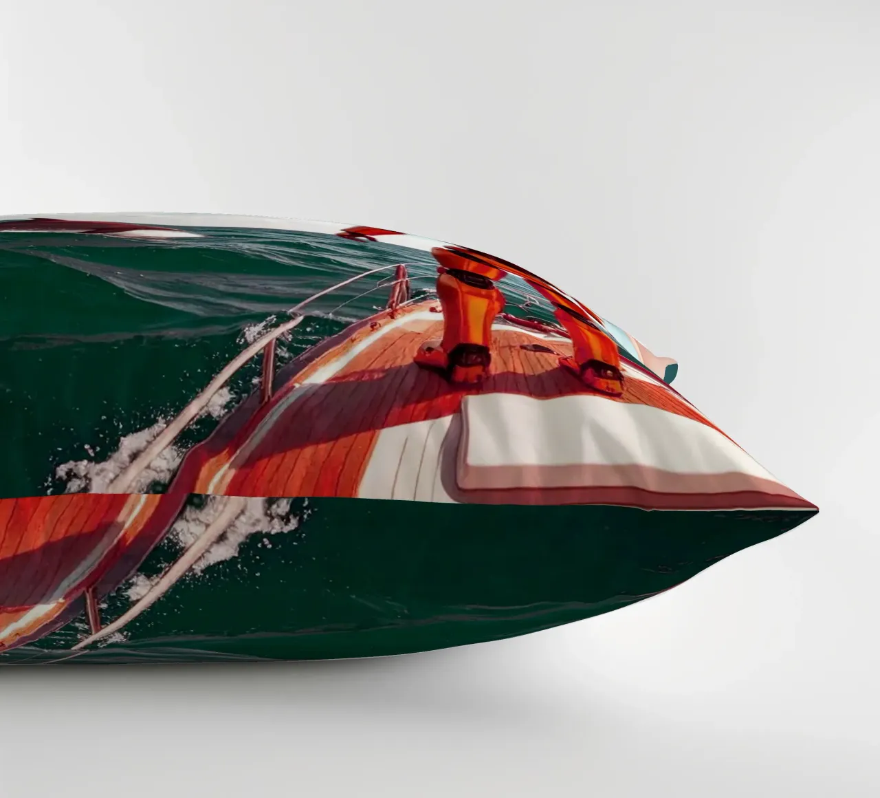 ROBOT SUR UN VOILIER. Eau verte cuscino da Thierry vobmann photography