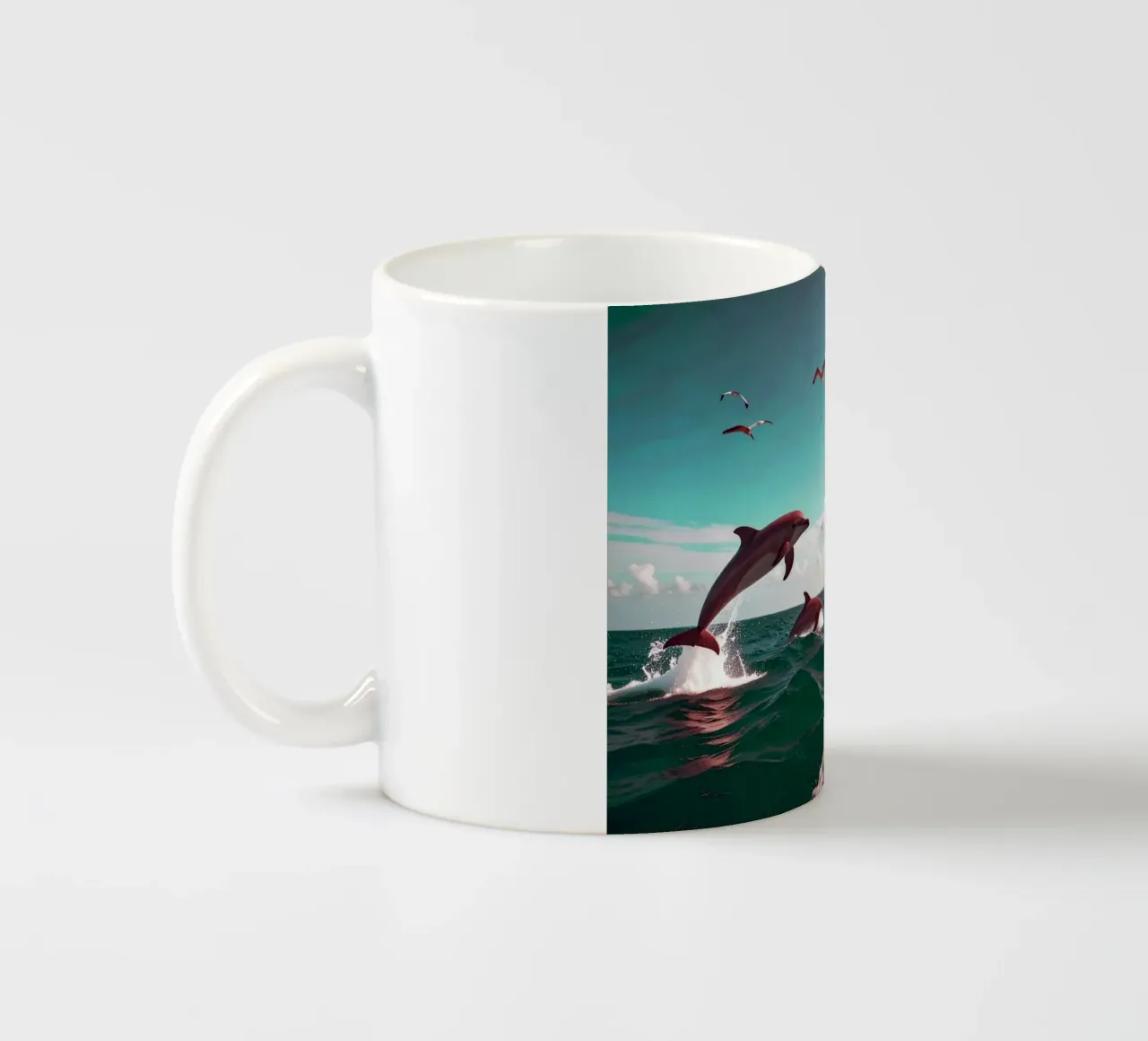 ROBOT SUR UN VOILIER. Eau verte tazza in ceramica da Thierry vobmann photography