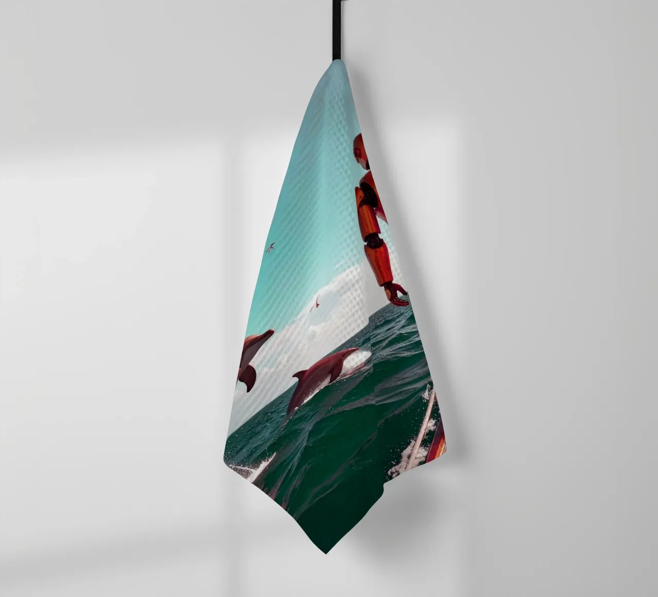 ROBOT SUR UN VOILIER. Eau verte torchon de Thierry vobmann photography