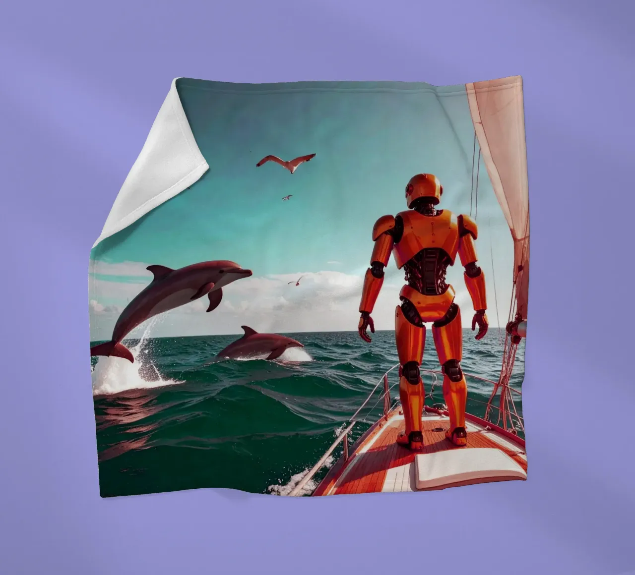 ROBOT SUR UN VOILIER. Eau verte coperta in pile da Thierry vobmann photography