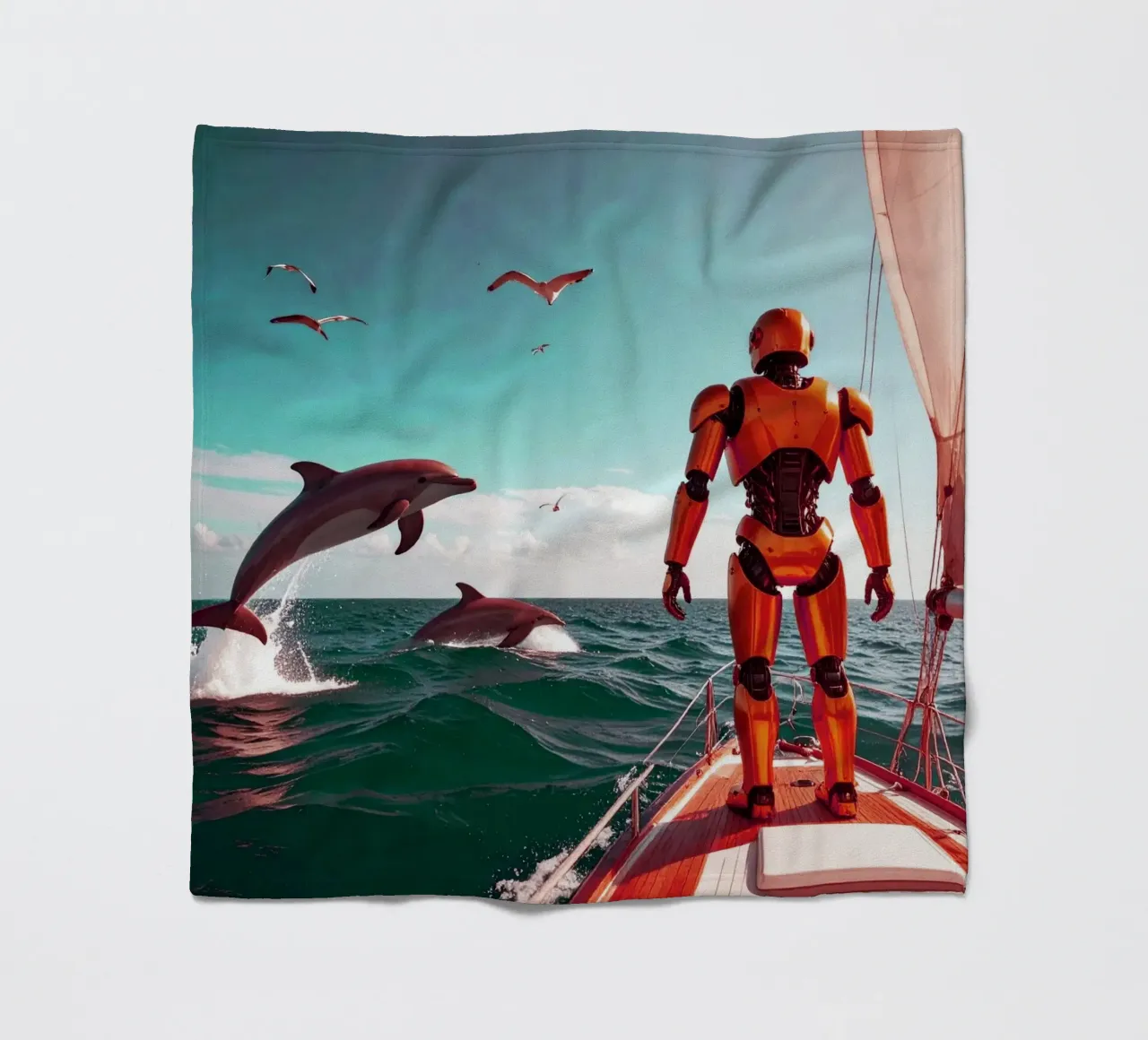 ROBOT SUR UN VOILIER. Eau verte coperta in pile da Thierry vobmann photography