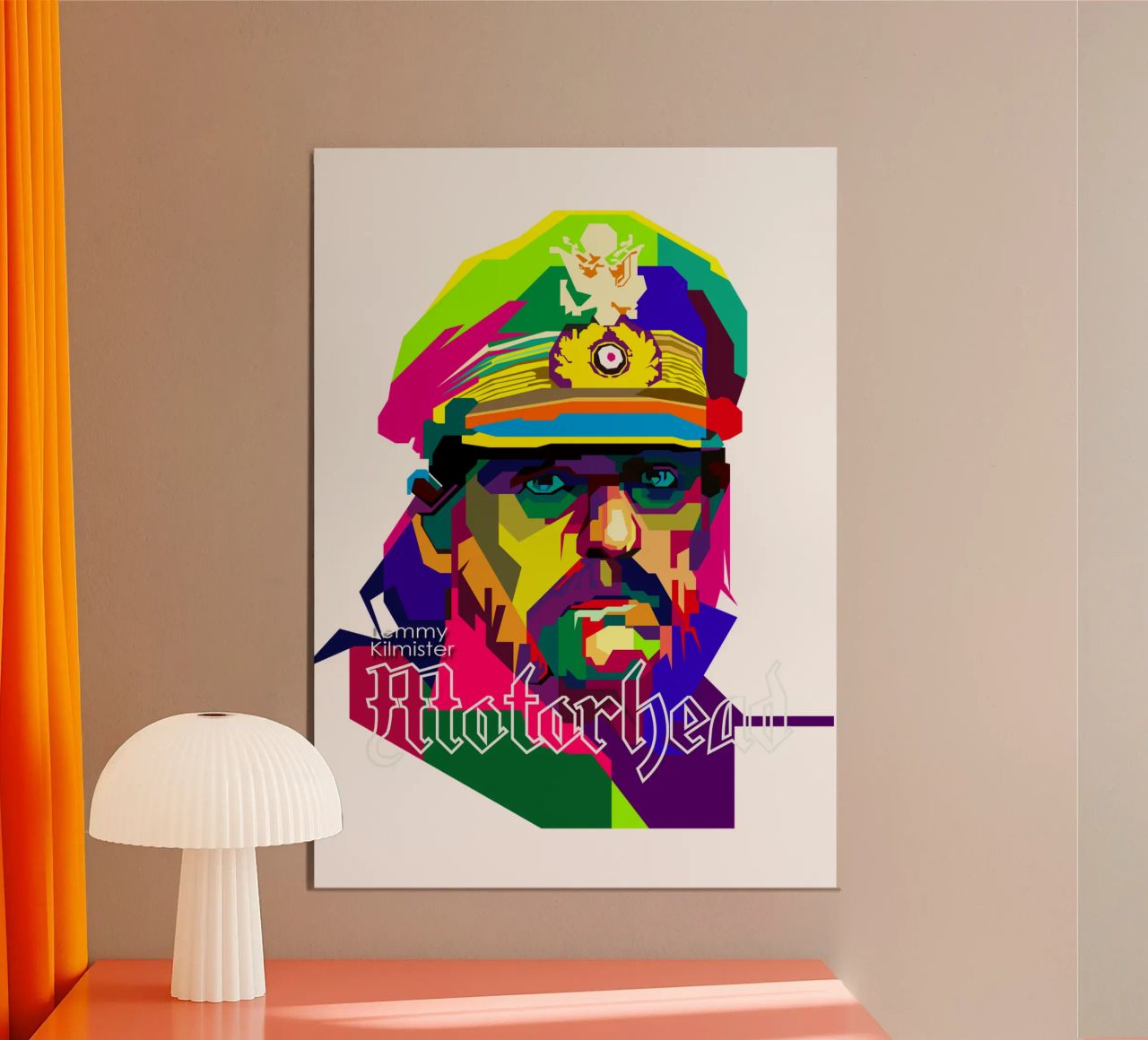 Lemmy Kilmister Motorhead Band WPAP Trending Now poster de Artkreator