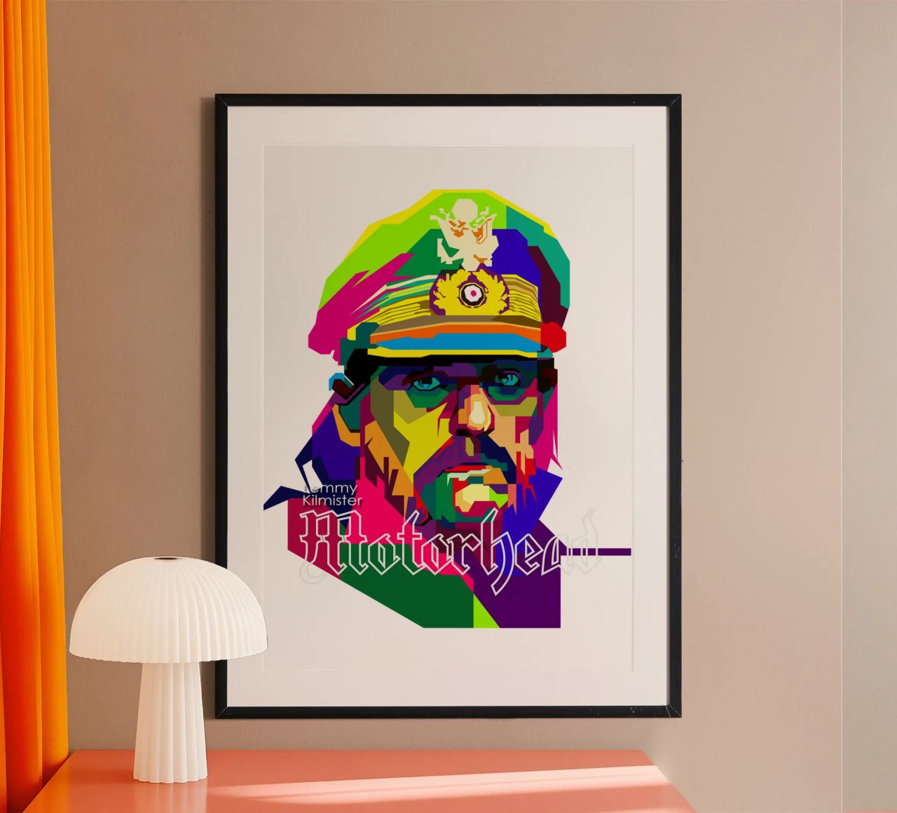 Lemmy Kilmister Motorhead Band WPAP Trending Now poster de Artkreator