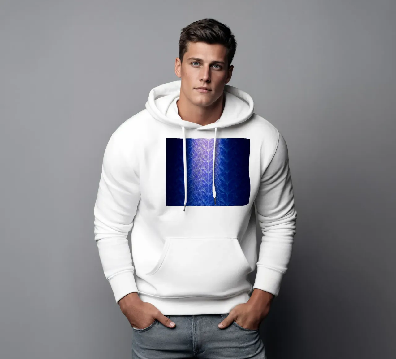 Sfondo per carta da parati con luci soffuse in stile moderno felpa con cappuccio da DesignDoodle