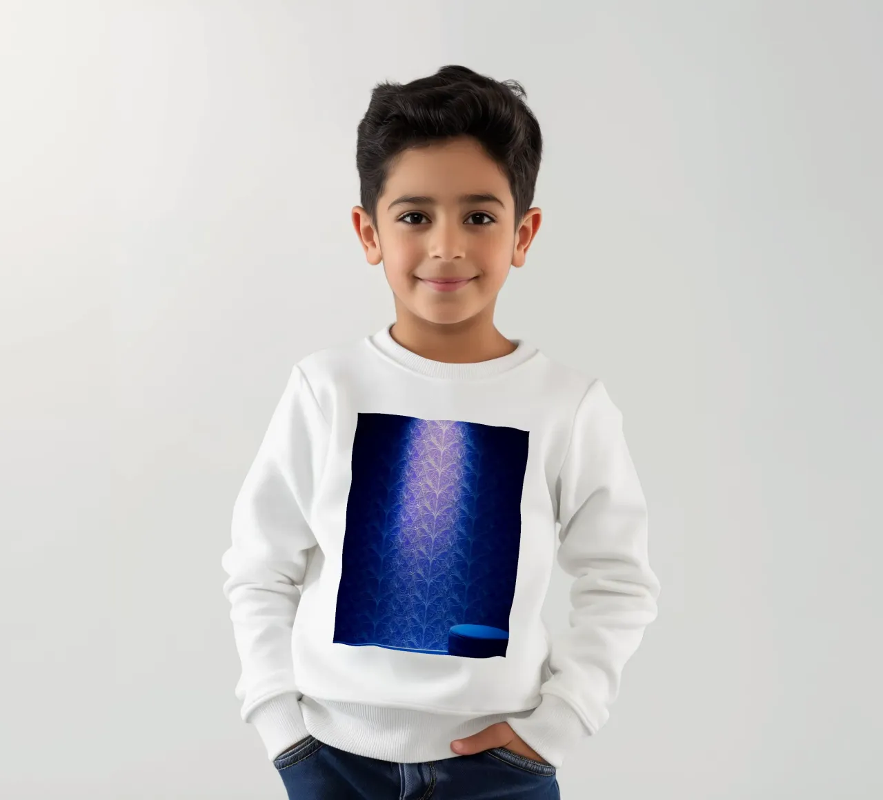 Sfondo per carta da parati con luci soffuse in stile moderno felpa bambino da DesignDoodle