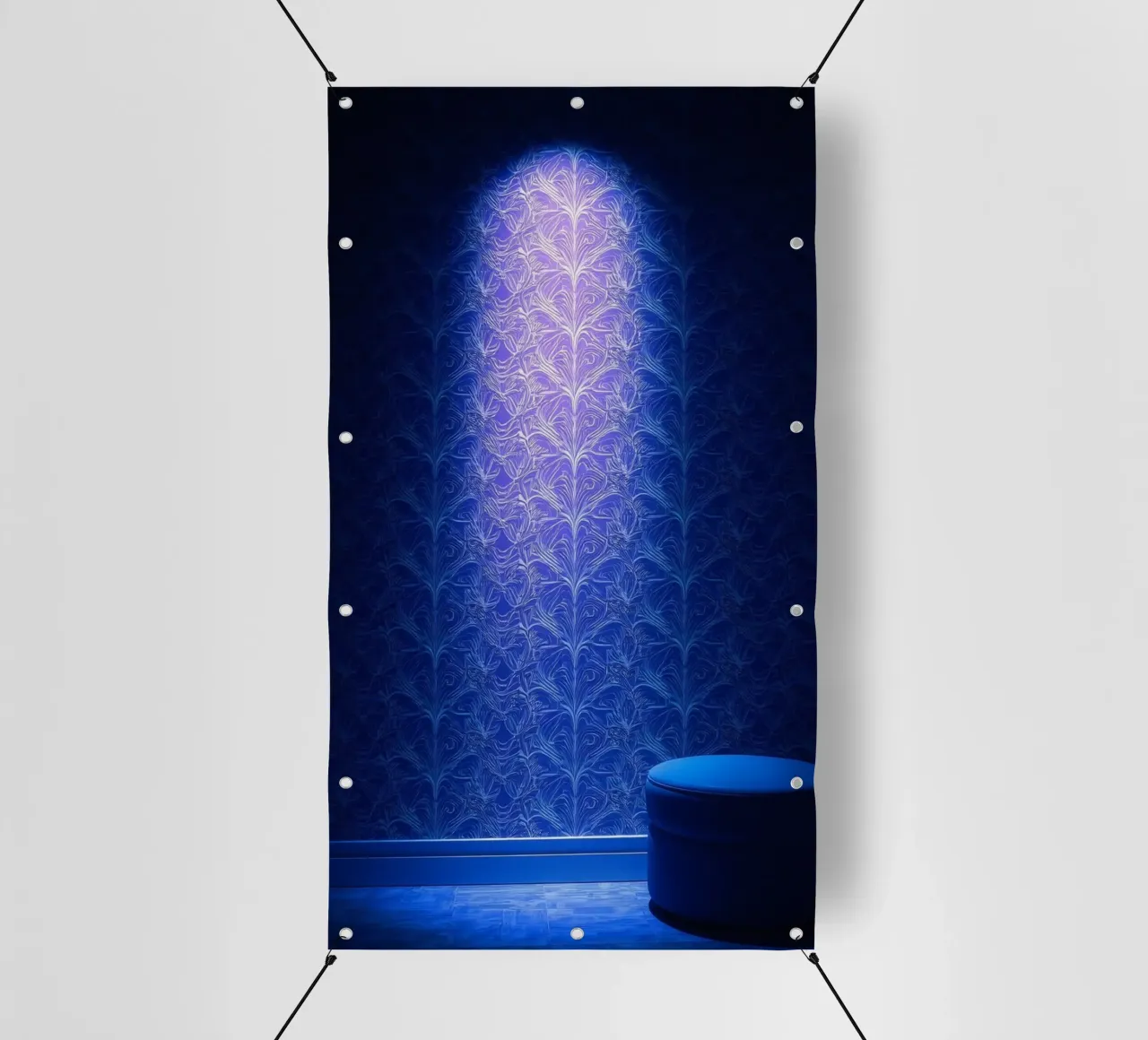 Sfondo per carta da parati con luci soffuse in stile moderno telo in pvc da DesignDoodle