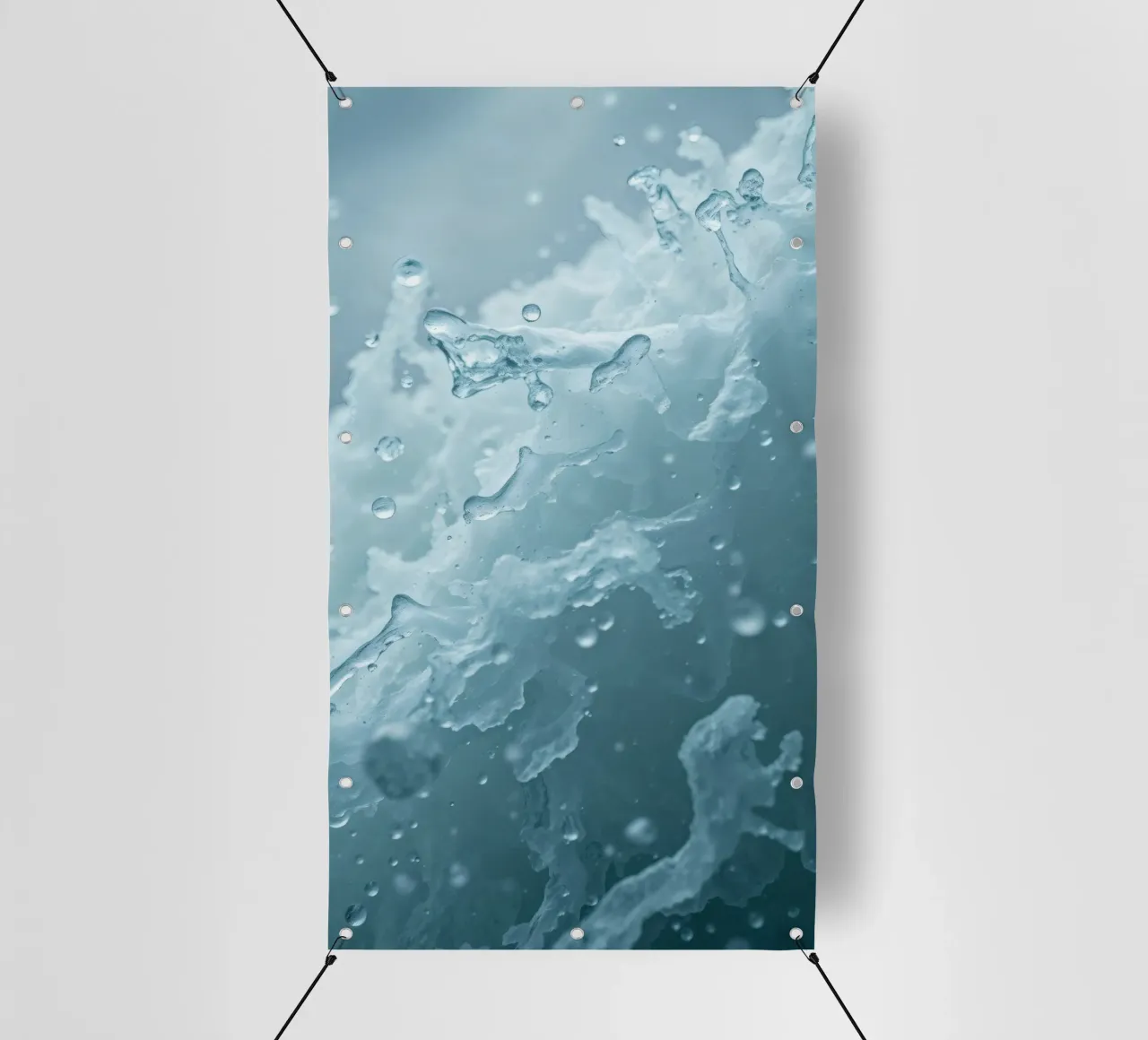 Abstract wave patterns creating a soothing atmosphere pvc cover by DesignDoodle