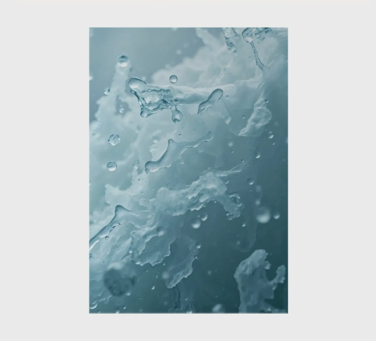 Abstract wave patterns creating a soothing atmosphere notebook by DesignDoodle