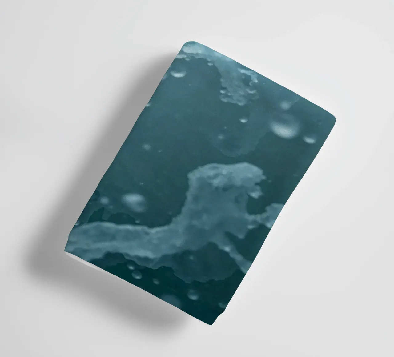 Abstract wave patterns creating a soothing atmosphere towel by DesignDoodle