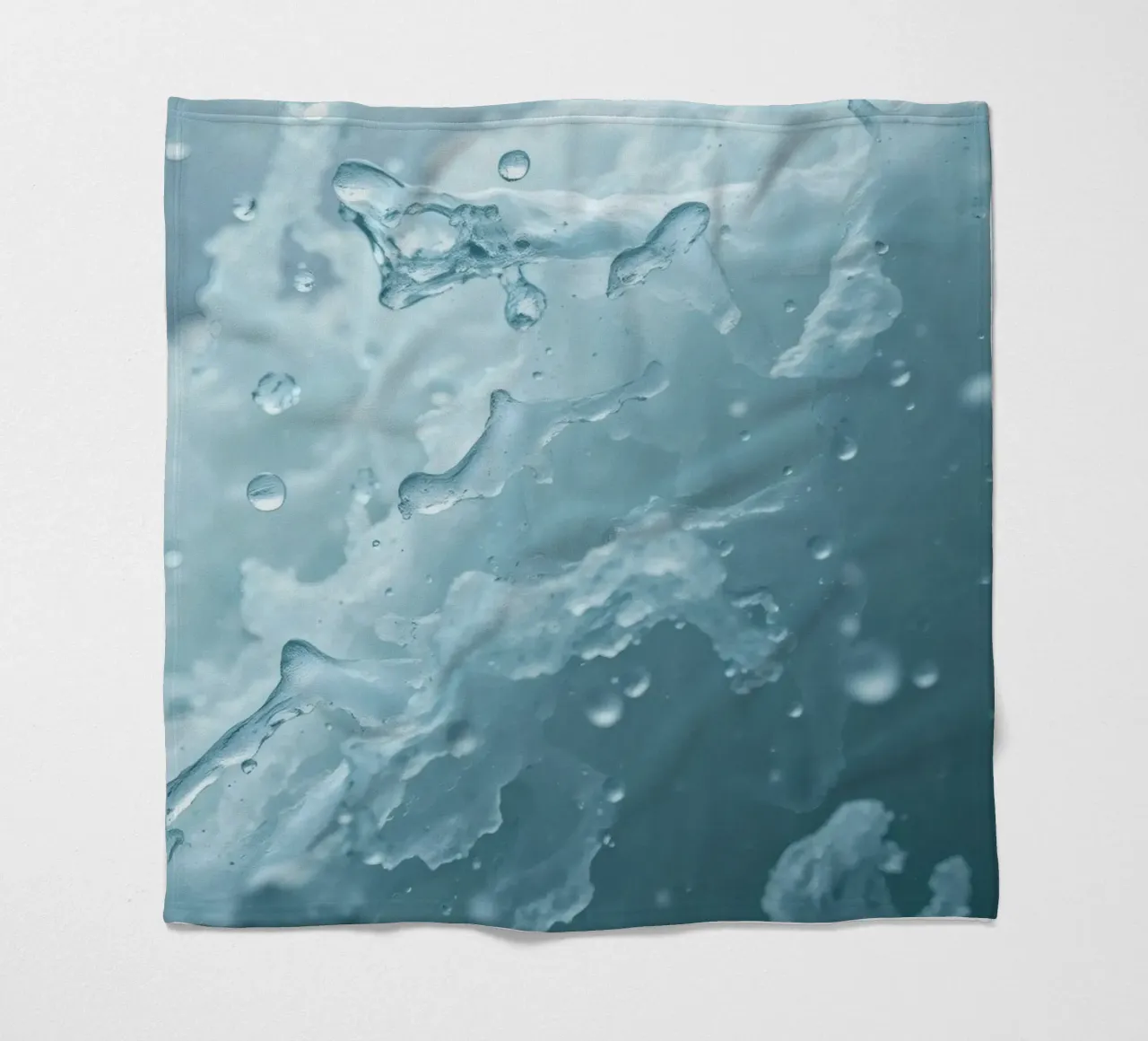 Abstract wave patterns creating a soothing atmosphere fleece blanket by DesignDoodle