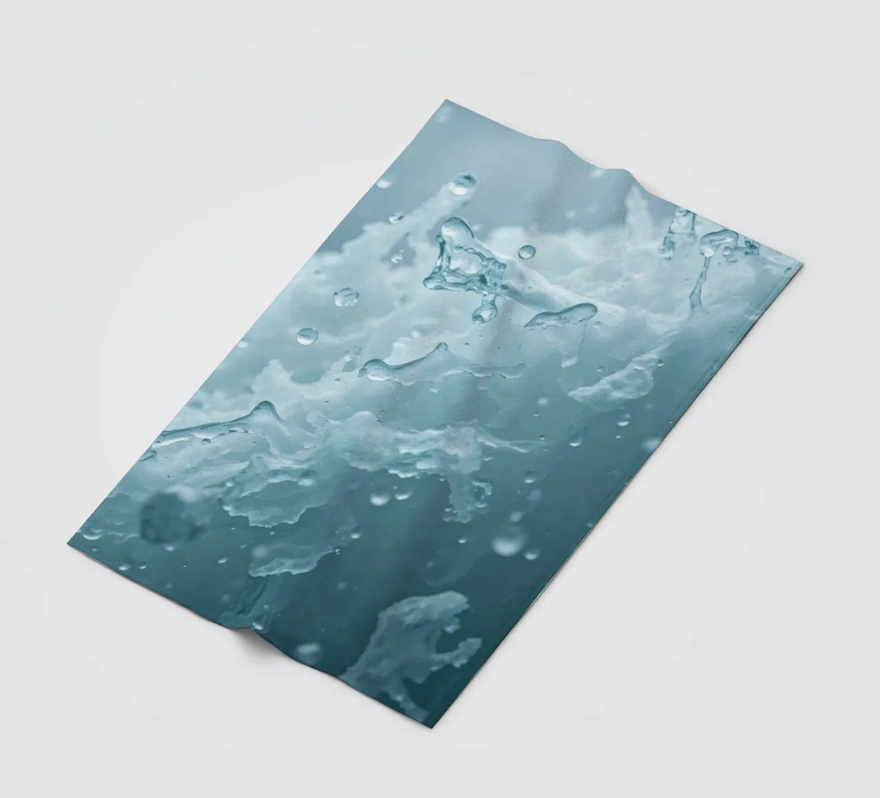 Abstract wave patterns creating a soothing atmosphere fleece blanket by DesignDoodle