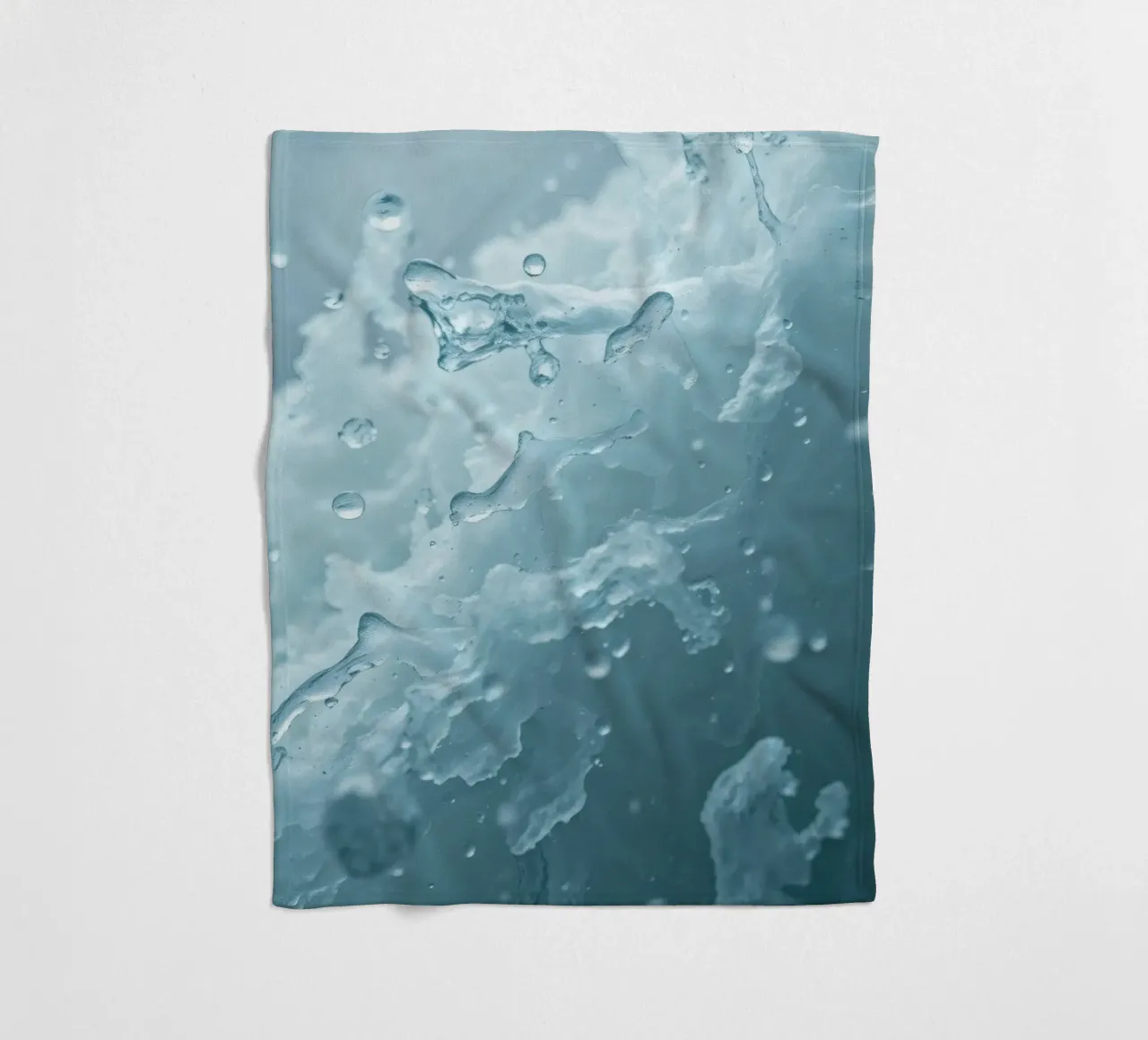 Abstract wave patterns creating a soothing atmosphere fleece blanket by DesignDoodle