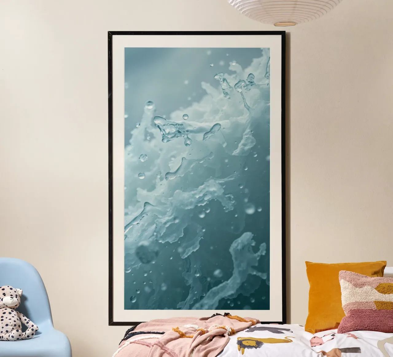 Abstract wave patterns creating a soothing atmosphere hahnemühle by DesignDoodle