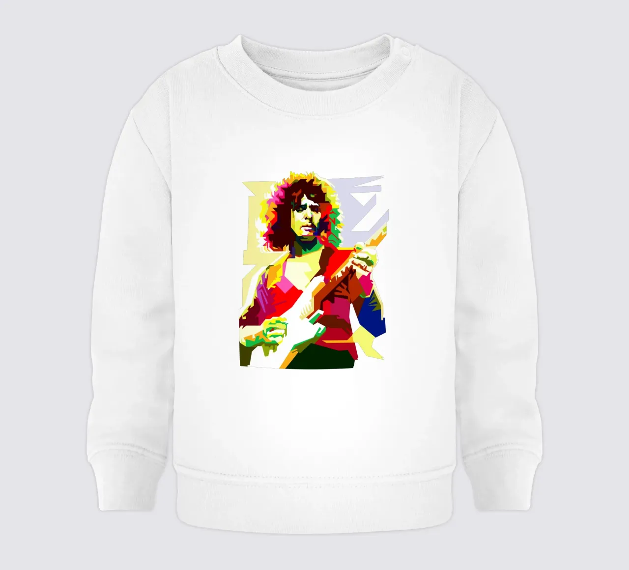 Ritchie Blackmore Britische Hardrock Musik WPAP Trending Now Baby Sweatshirt von Artkreator