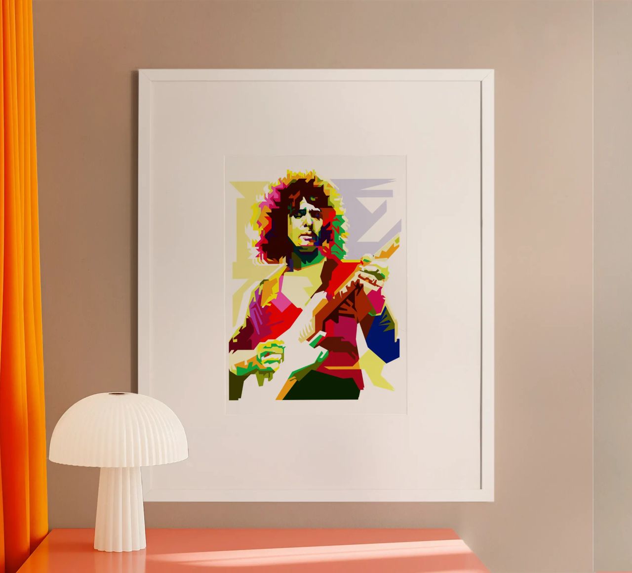 Ritchie Blackmore British Hardrock Music WPAP Trending Now poster by Artkreator