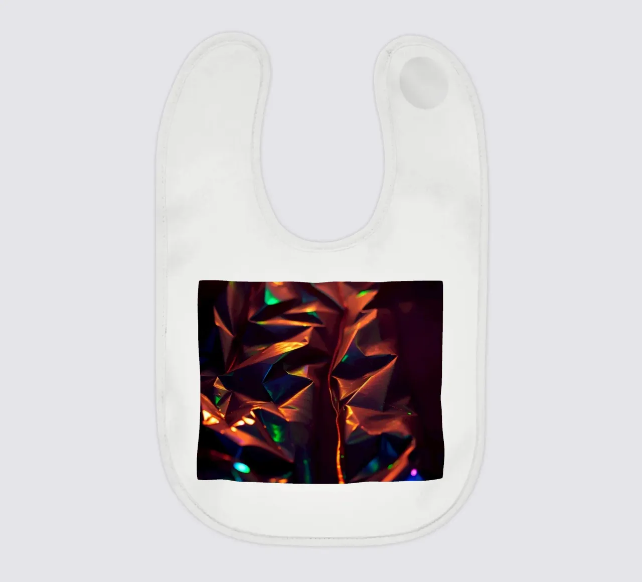 Sfondo astratto dinamico con colori e forme intricate bavaglino da DesignDoodle