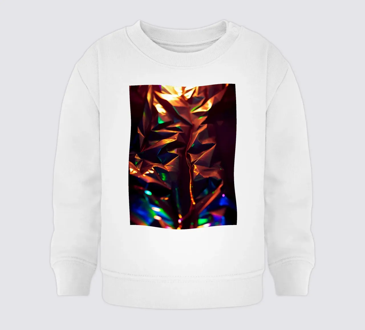 Sfondo astratto dinamico con colori e forme intricate felpa neonato da DesignDoodle