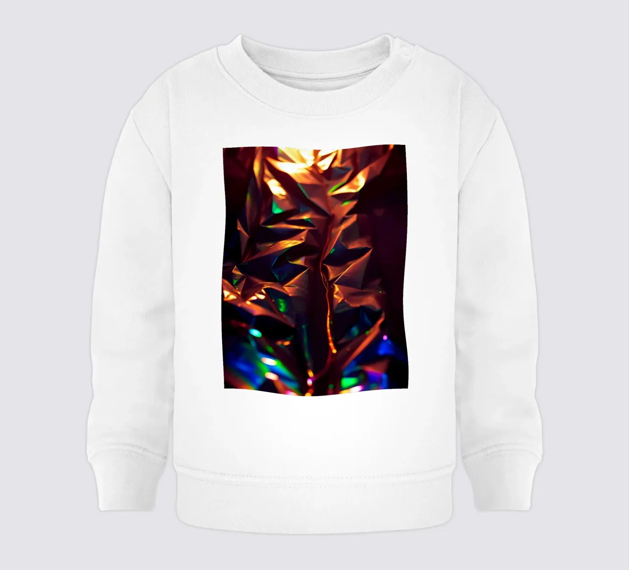 Sfondo astratto dinamico con colori e forme intricate felpa neonato da DesignDoodle