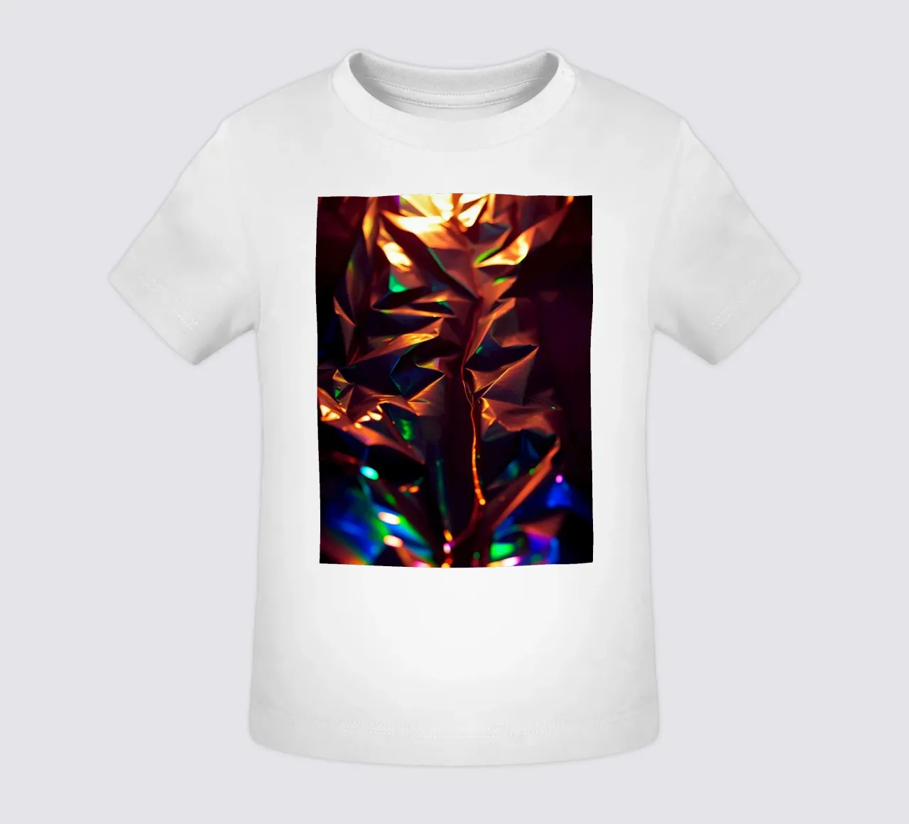 Sfondo astratto dinamico con colori e forme intricate maglietta neonato da DesignDoodle