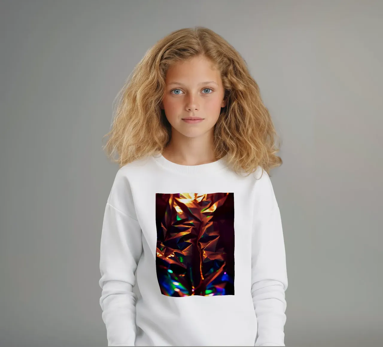 Sfondo astratto dinamico con colori e forme intricate felpa bambino da DesignDoodle