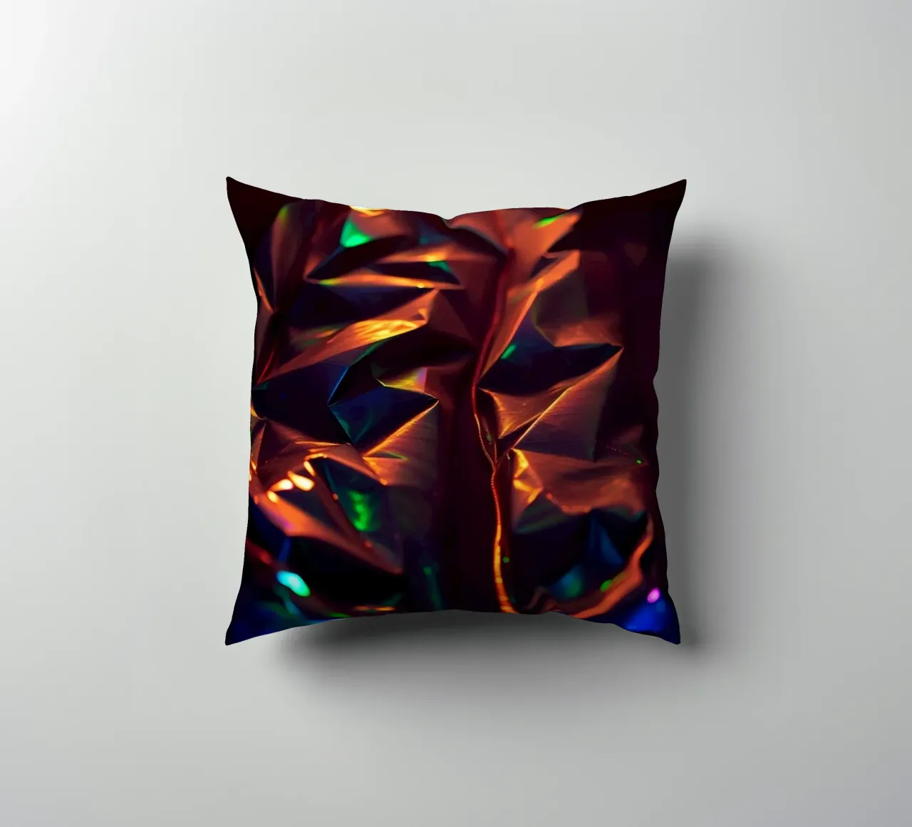 Sfondo astratto dinamico con colori e forme intricate cuscino da DesignDoodle