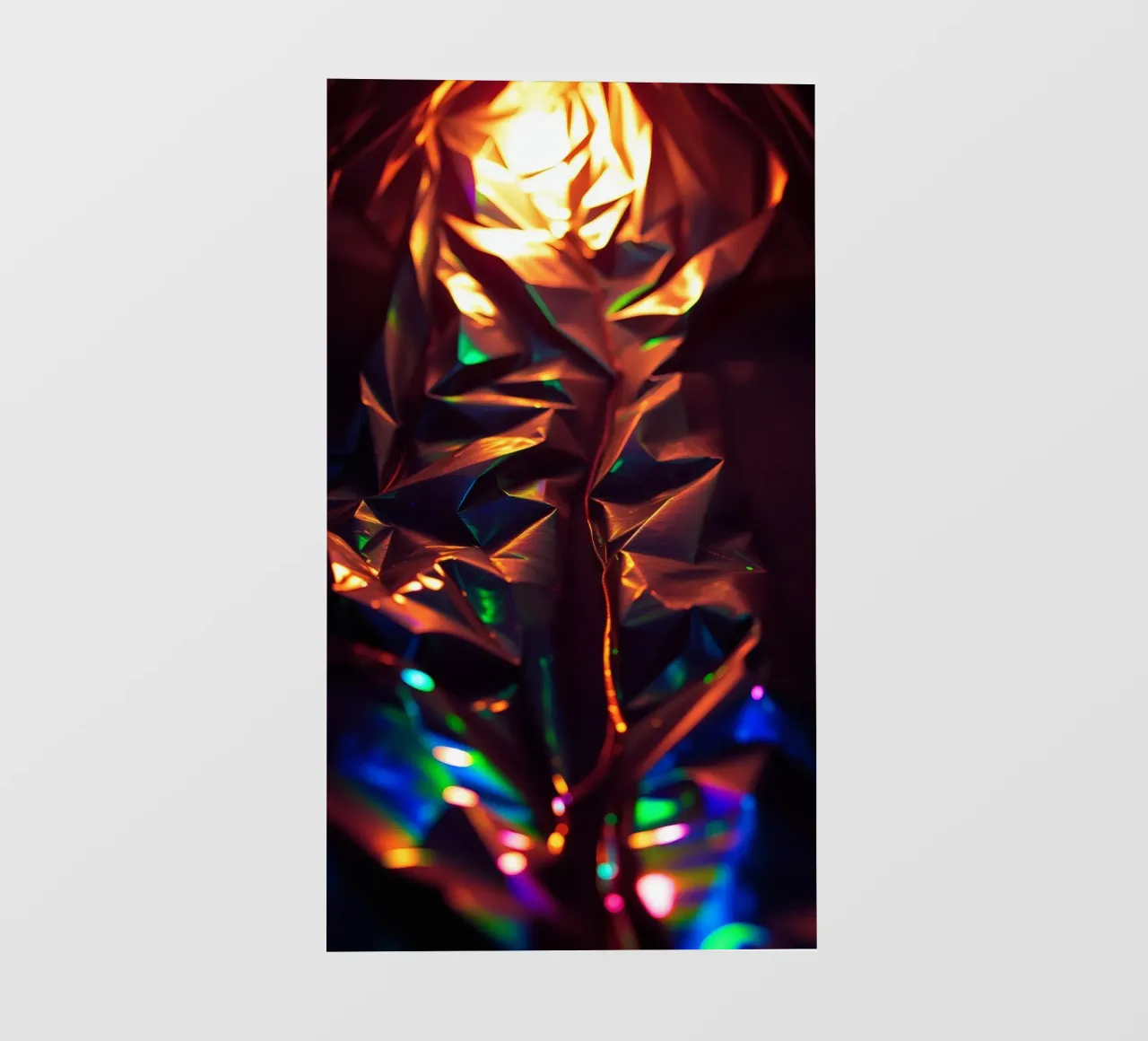 Dynamic abstract background with colors and intricate shapes pvc cover by DesignDoodle