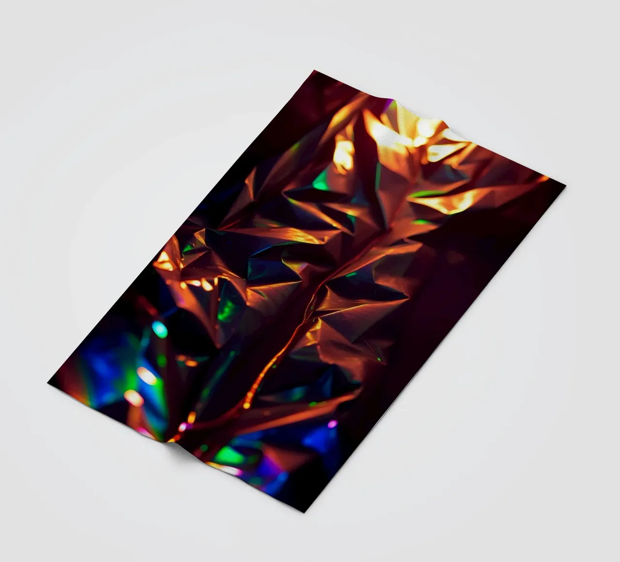 Dynamic abstract background with colors and intricate shapes fleece blanket by DesignDoodle