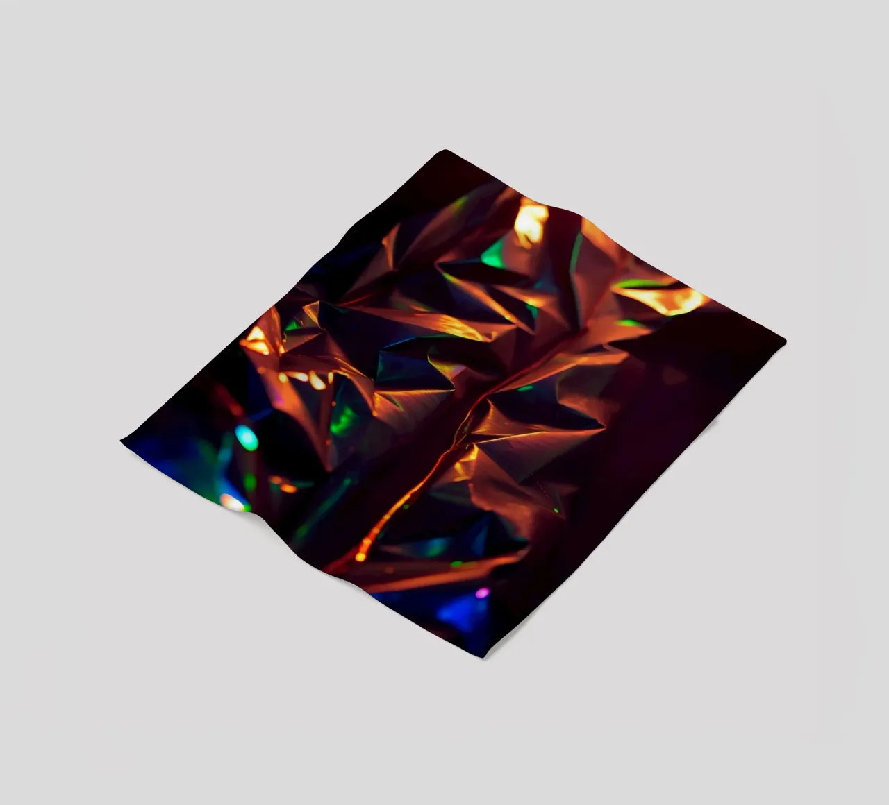 Dynamic abstract background with colors and intricate shapes fleece blanket by DesignDoodle