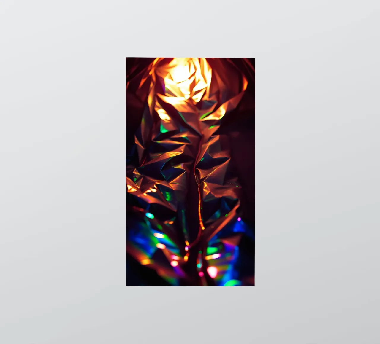 Dynamic abstract background with colors and intricate shapes sticker by DesignDoodle