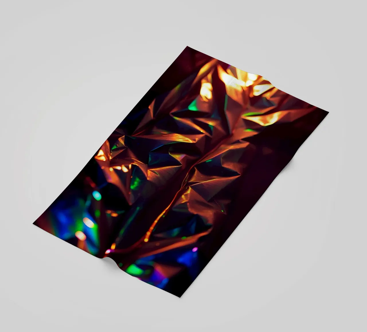 Dynamic abstract background with colors and intricate shapes beach towel by DesignDoodle