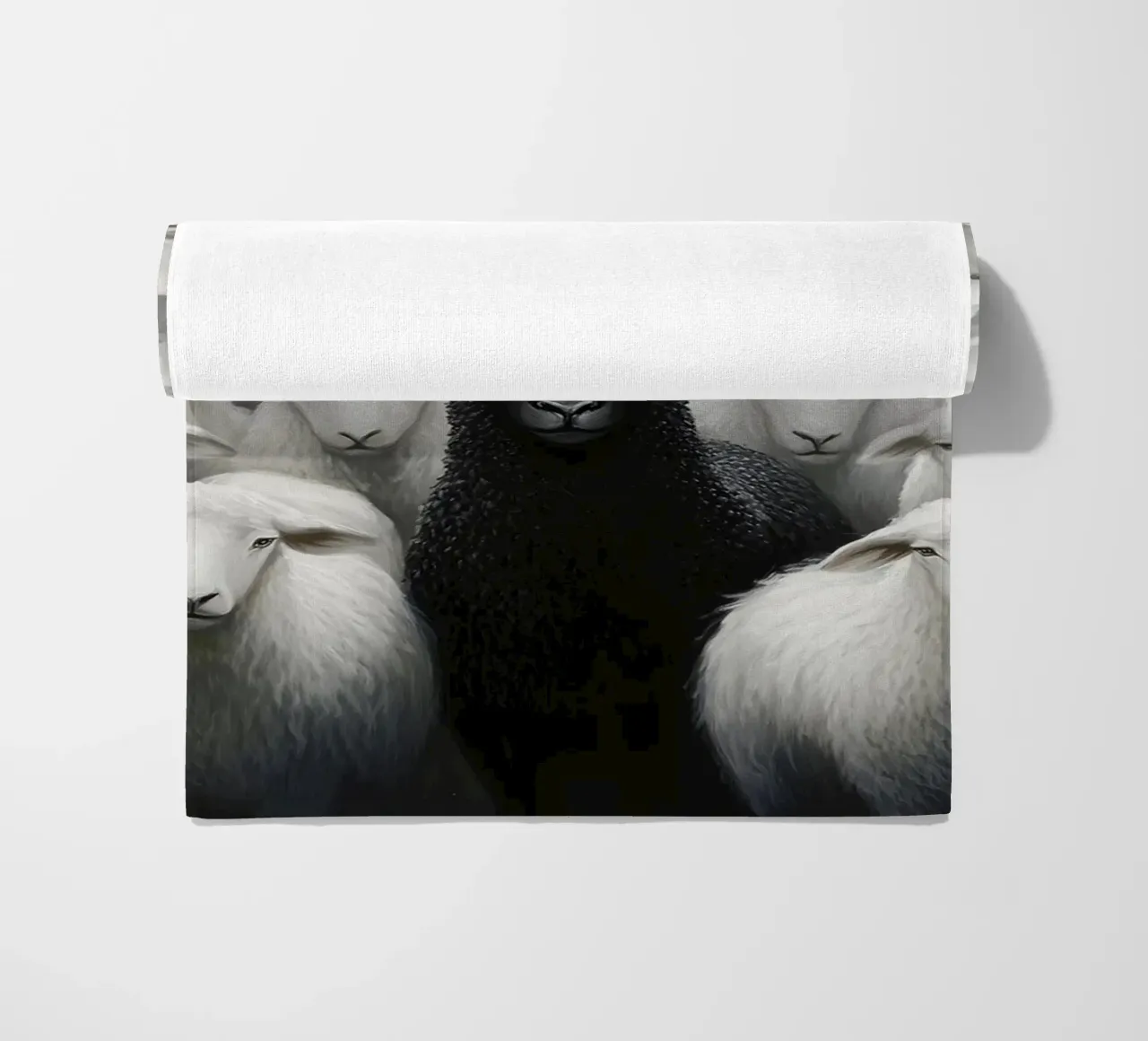 Pecora nera telo mare da animals_studio