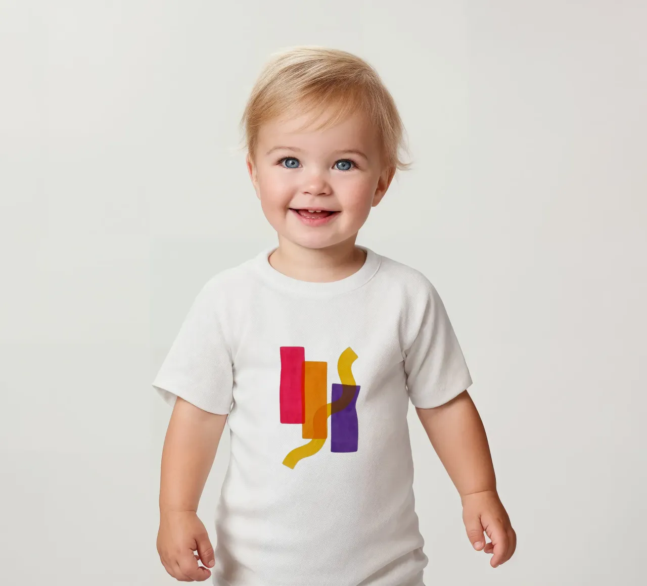 Structured Softness - Flow Form Series baby t-shirt by SMPLE