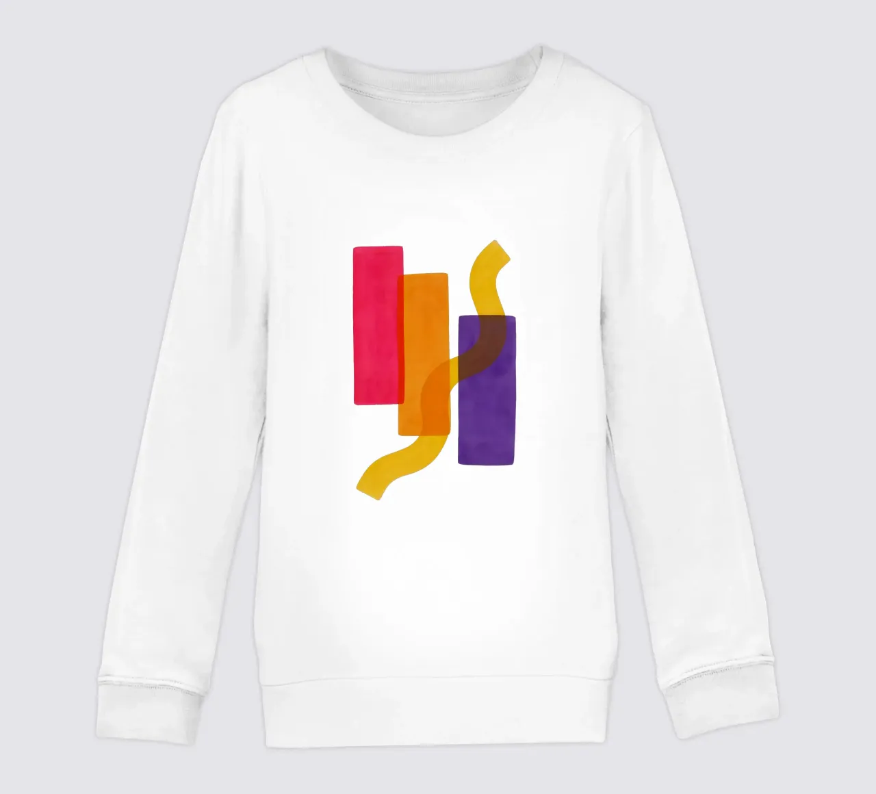 Structured Softness - Flow Form Series kinder sweatshirt van SMPLE
