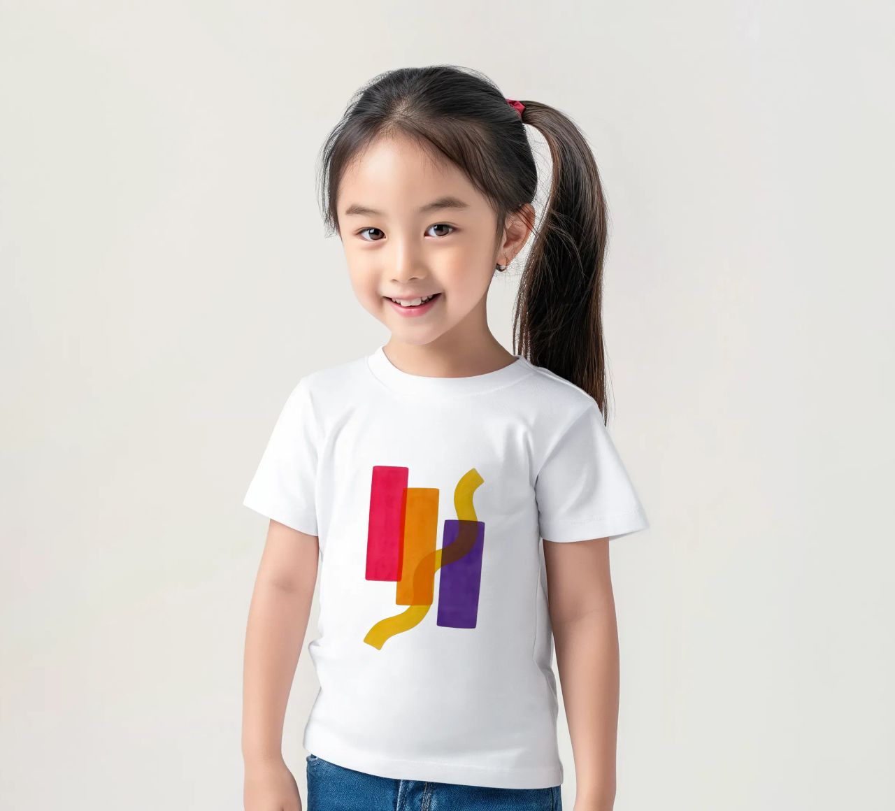 Structured Softness - Flow Form Series t-shirt bambini da SMPLE
