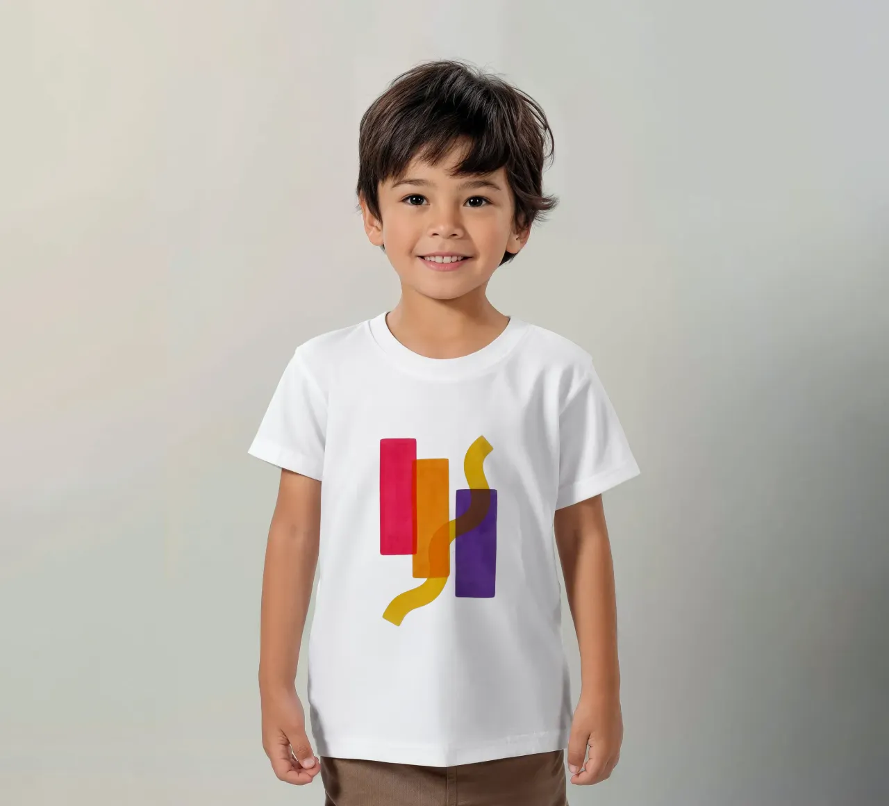 Structured Softness - Flow Form Series t-shirt bambini da SMPLE