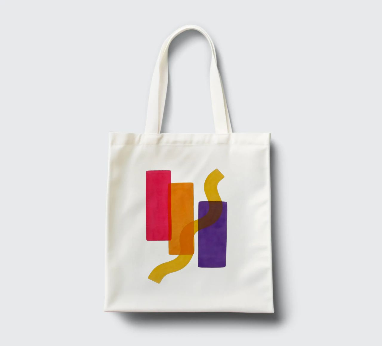 Structured Softness - Flow Form Series borsa in juta da SMPLE