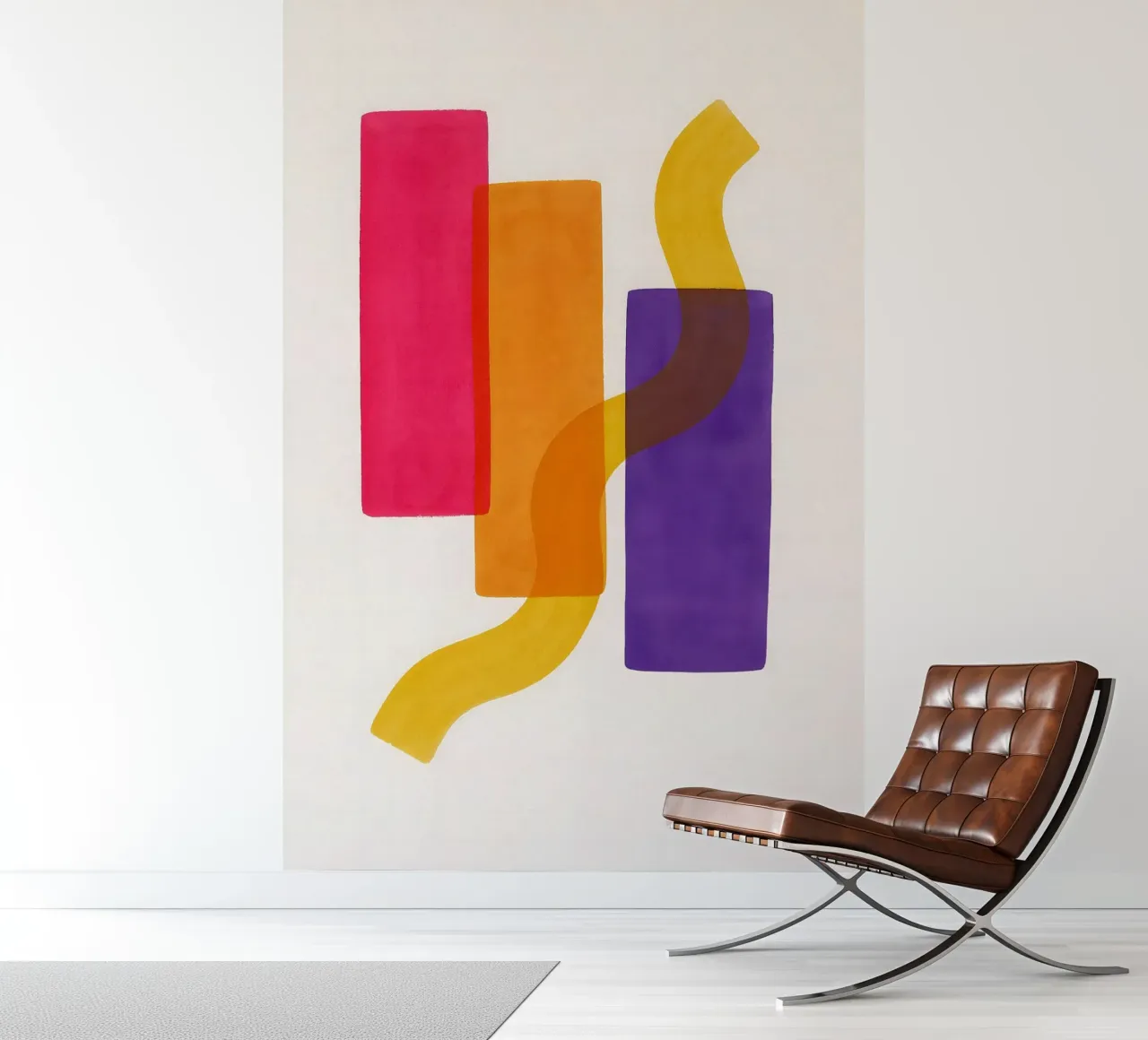 Structured Softness - Flow Form Series papel para pared de SMPLE