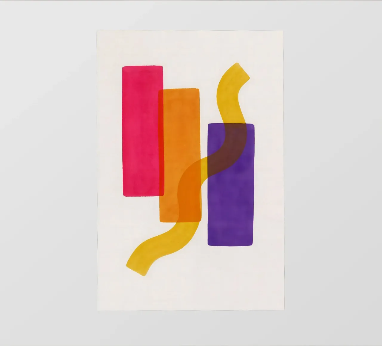 Structured Softness - Flow Form Series papel para pared de SMPLE