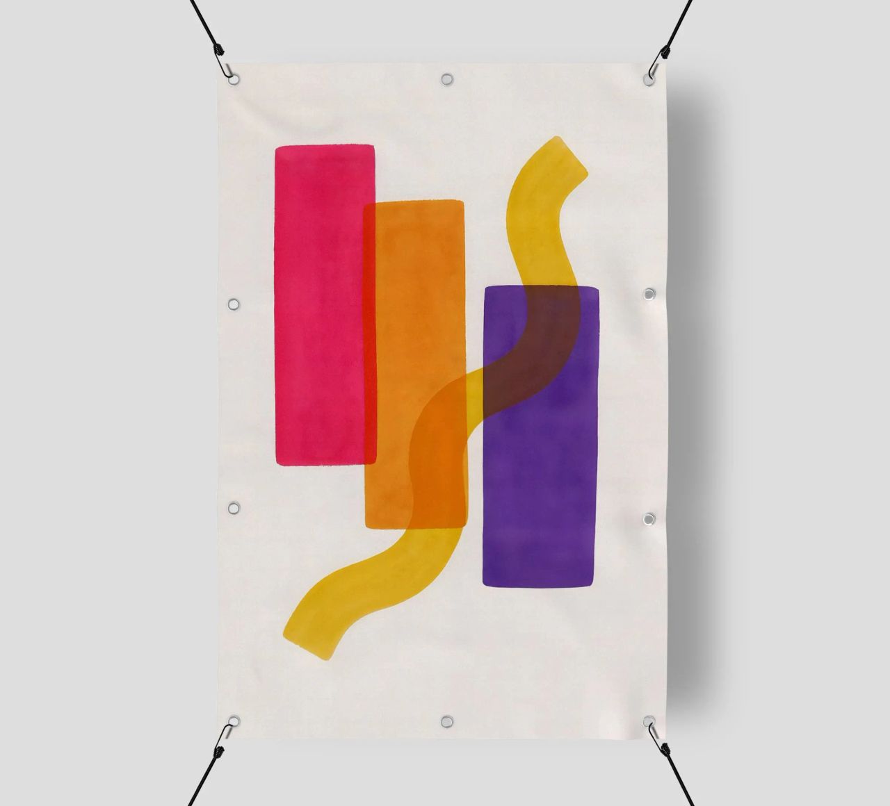 Structured Softness - Flow Form Series telo in pvc da SMPLE