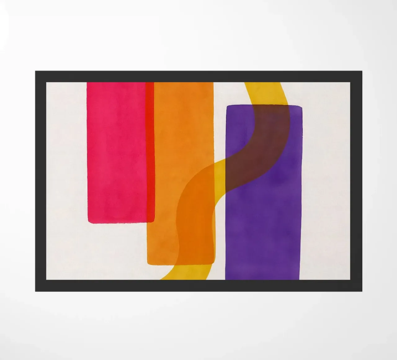 Structured Softness - Flow Form Series Fußmatte von SMPLE