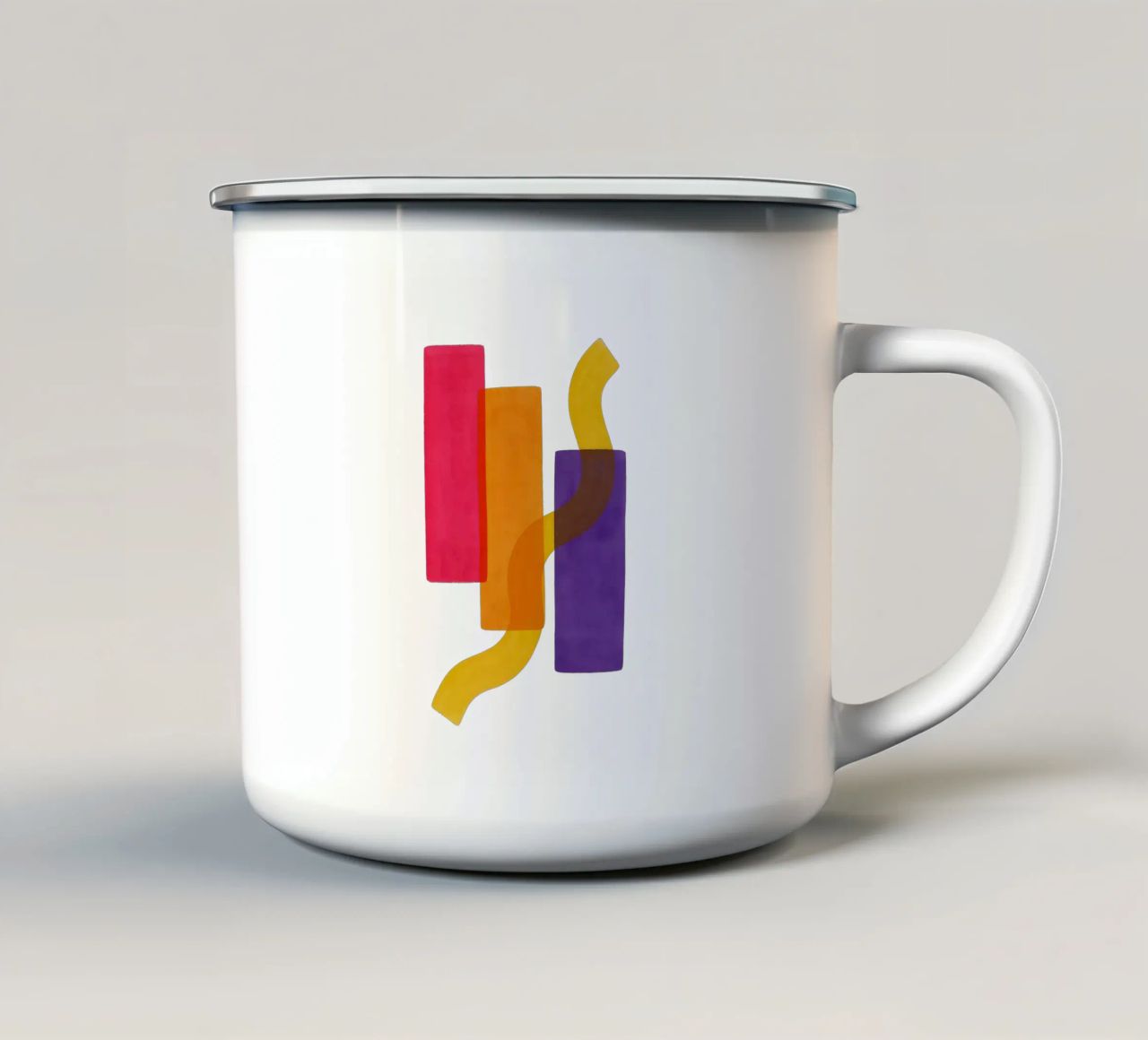 Structured Softness - Flow Form Series tazza in smalto da SMPLE