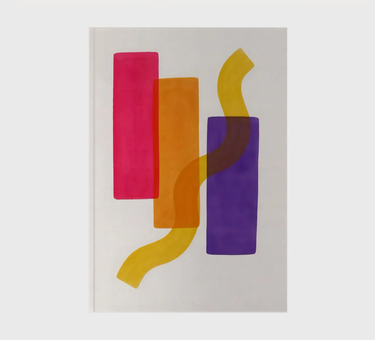 Structured Softness - Flow Form Series Notizbuch von SMPLE