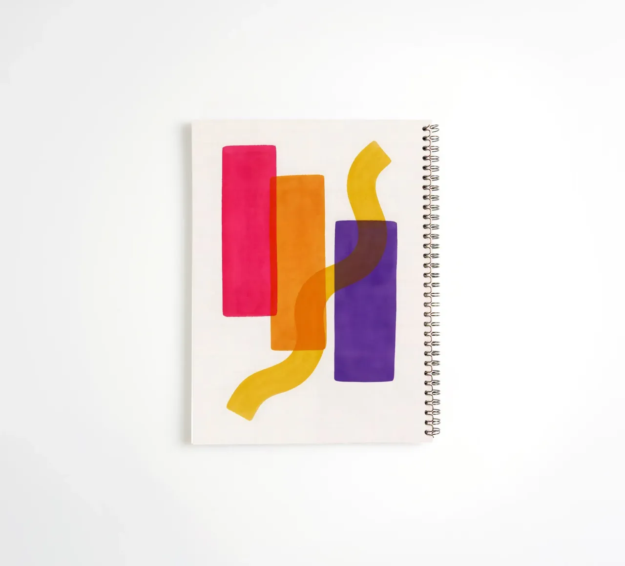 Structured Softness - Flow Form Series spiral notebook by SMPLE