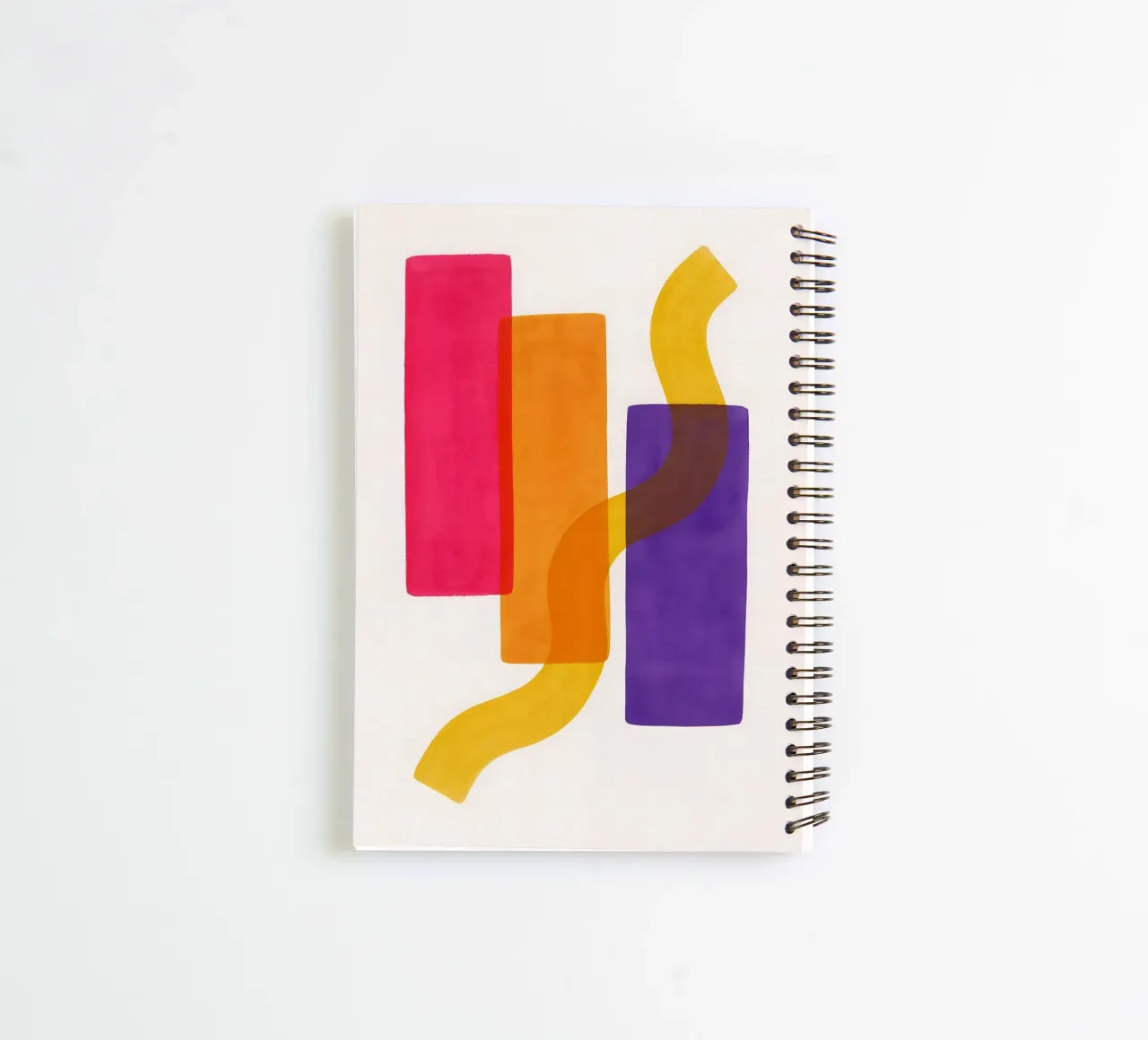 Structured Softness - Flow Form Series spiral notebook by SMPLE