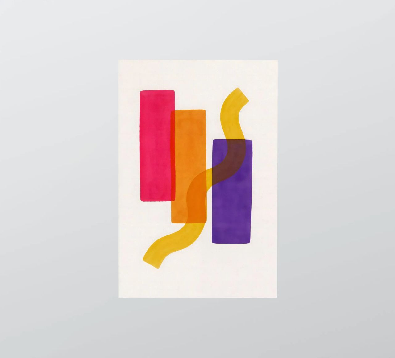 Structured Softness - Flow Form Series pegatina de SMPLE