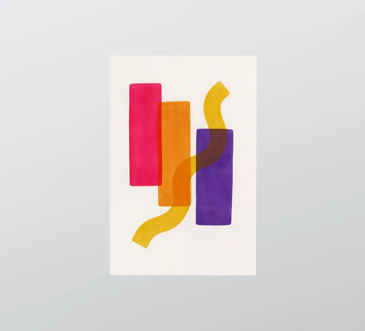 Structured Softness - Flow Form Series sticker van SMPLE